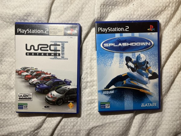 Lote juegos ps2 PAL España World Rally Championship 2 + Splashdown