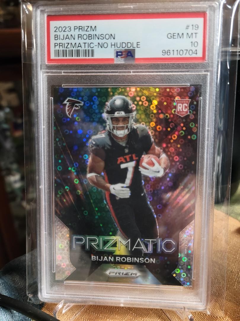 Bijan Robinson Panini Prizm Prizmatic #19 No Huddle