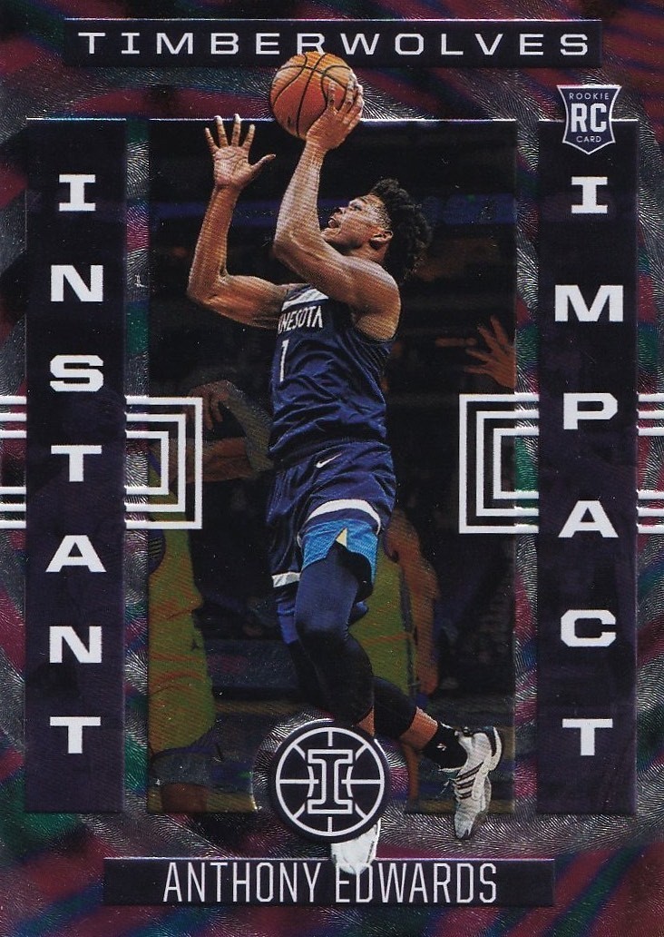 Anthony Edwards 2020-21 Panini Illusions Instant Impact Rookie RC #7