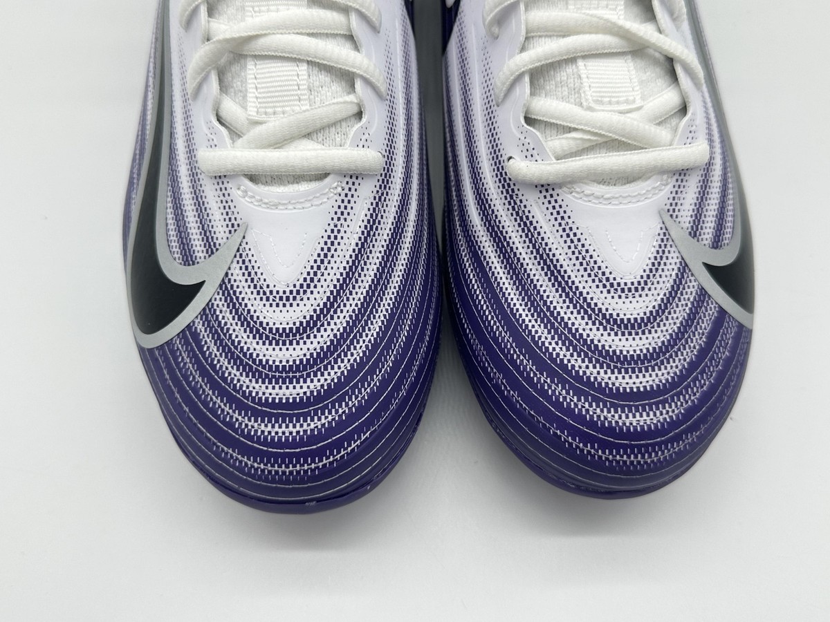 Nike Zoom Air Vapor Pro 1‎ TB Football Cleats Purple White HM8850-101 Men\'s Sz 8 Nike Air Zoom Vapor Pro 1 White Purple | Mercari main image 3