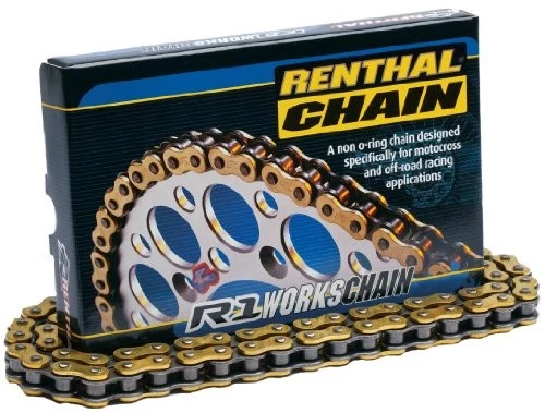 Renthal 428 R1 Works Chain - Gold, 130 Links C272 - Image 2 of 4