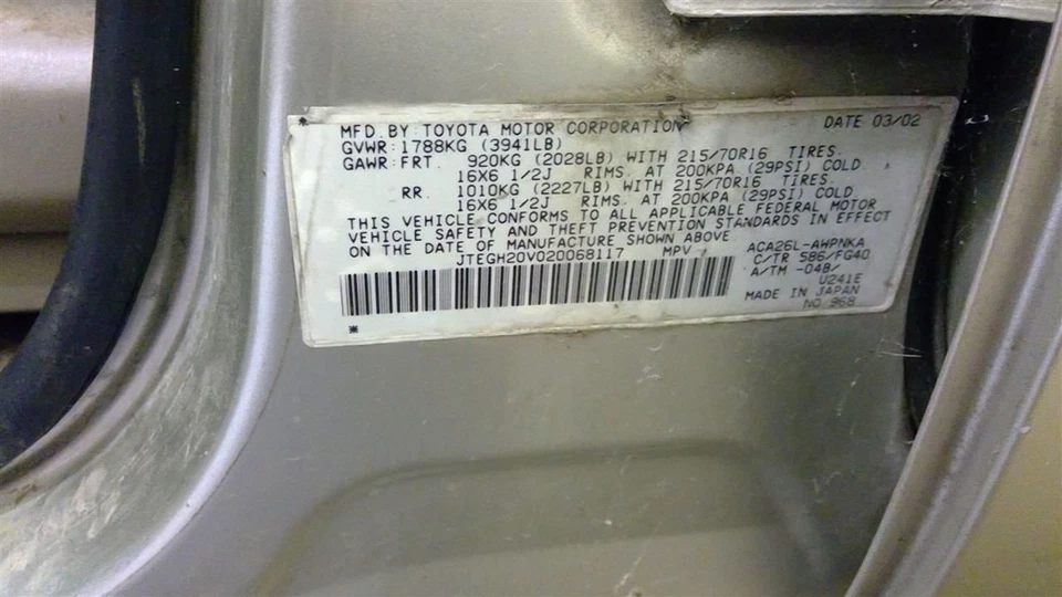 Caja cerebro motor Toyota RAV4 2002 8966142812 2637 Foto 4 de 4