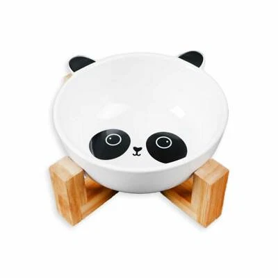Hundenapf Katzennapf aus Keramik mit Panda Motiv Futternapf Fressnapf Napf - Bild 1 von 4