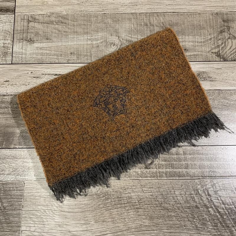 Gianni Versace Medusa Lana Vergine wool Scarf Italy… Gem