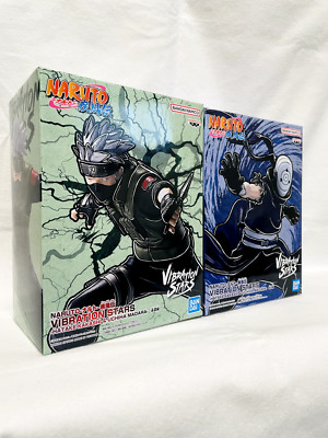 NARUTO VIBRATION STARS KAKASHI & MADARA Figure Set Banpresto Japan