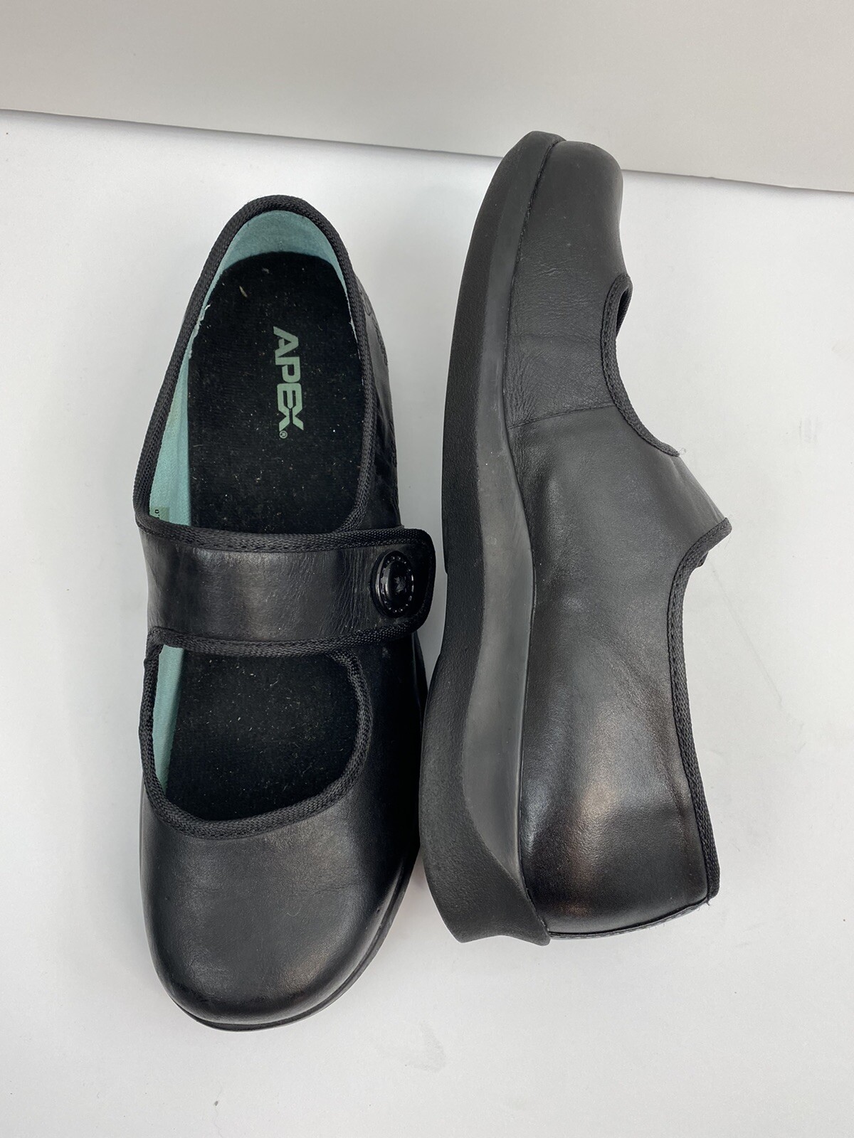 Apex Biomechanical Black Mary Jane Shoes Womens Sz 8.… Gem