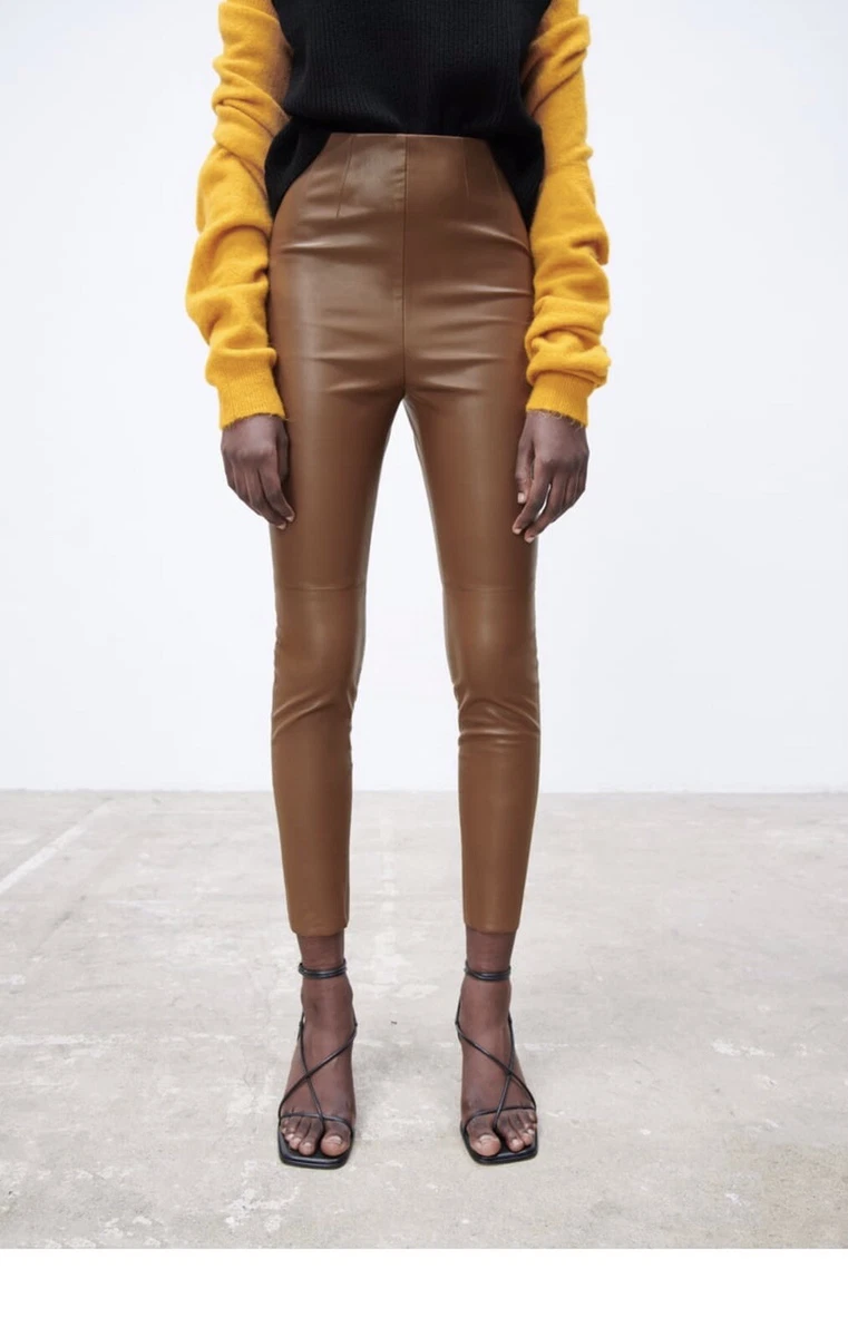 ZARA Zipper Closure Leather Pants