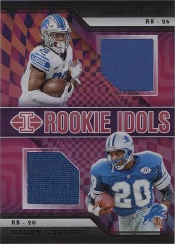 2023 Panini Illusions Barry Sanders Jahmyr Gibbs #RM-GS