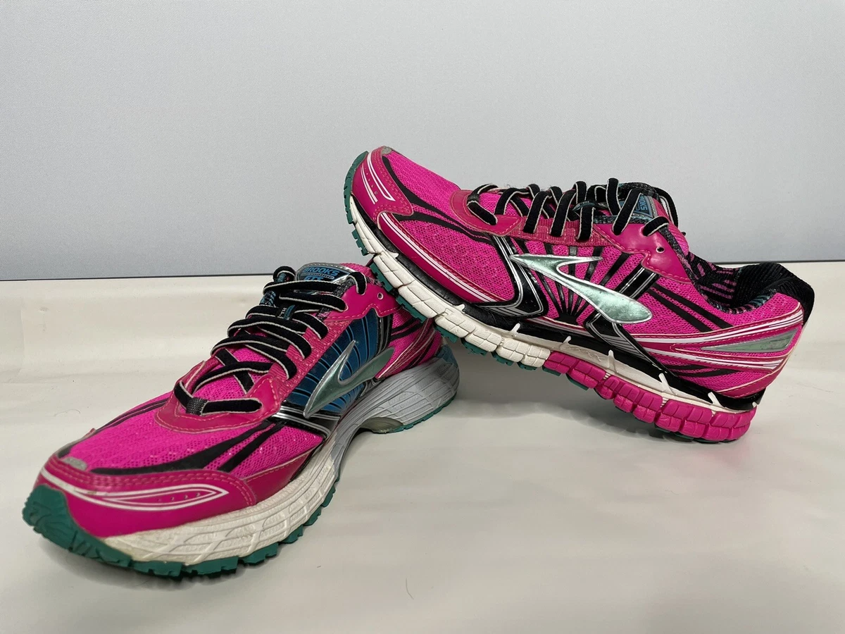 Brooks Adrenaline GTS 14 Women s Running Size 8 Shoes Pink