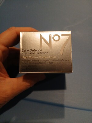 No7 Early Defence Premiere Defense Anti-Aging Night Cream For Fine Lines 1.69oz