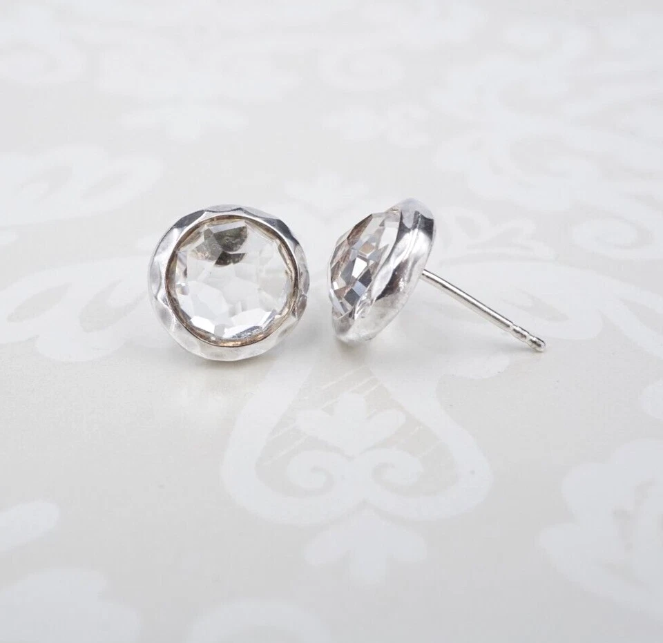 Pendientes Ippolita Rock Candy Cristal Plata de Ley 0.42" Cuarzo ES2580 Foto 3 de 4