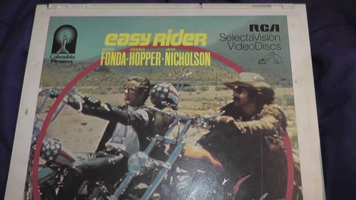 CED SELECTAVISION VIDEODISC EASY RIDER NICHOLSON RCA CAPACITANCE DISQUE ÉLECTRONIQUE - Photo 2/7