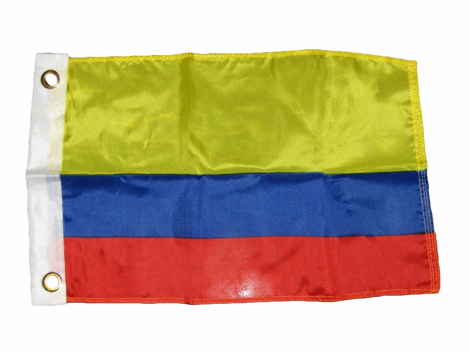 Trade Winds 12"x18" Peru Flag – Polyester, Grommets, Multicolor, For Boat Or Car