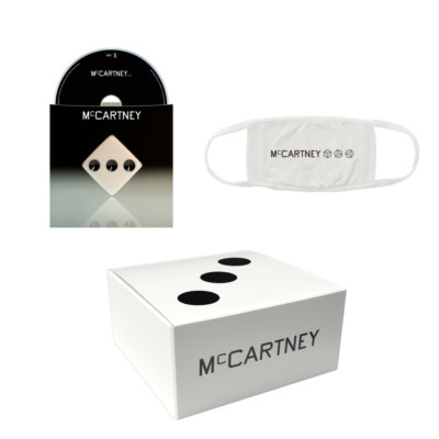 PAUL MCCARTNEY III BOX SET WHITE EDITION SECRET DEMO CD & FACE MASK LIMITED RARE