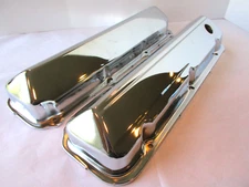 1968-1978 BIG BLOCK FORD V-8 429-460 CHROME VALVE COVERS "BLEMS" BB FORD #8542