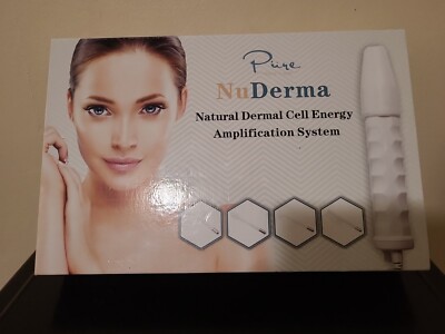 Pure NuDerma Portable Handheld High Frequency Skin Therapy Wand Machine Anti-Agi