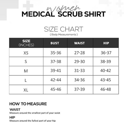 NY Threads Scrubs for Women V-Neck Nurse Scrub Top Women Workwear - Picture 61 of 68