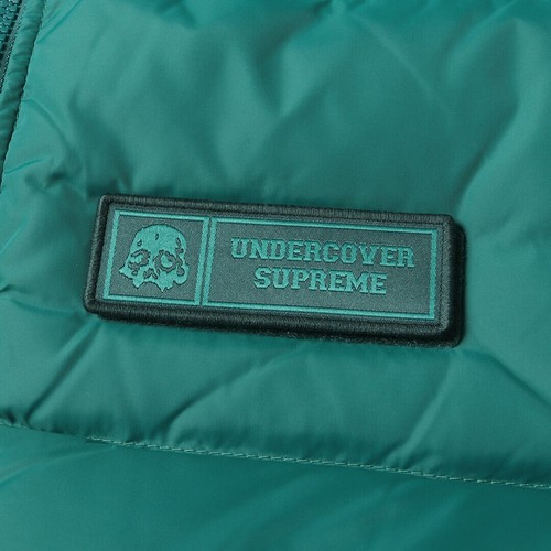 Supreme Down Puffer Jacket 23SS UNDERCOVER Studded Leather Sleeve Size M New - Picture 5 of 7