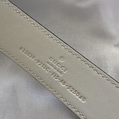 NEW GUCCI Belt White Supreme Brown 625839 Sz 115 Cm 46 In NEW GUCCI Belt White Supreme Brown 625839 Sz 115 Cm 46 In | eBay main image 2