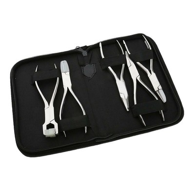 5 Stück Edelstahl Optik Brillengestell Reparatur Optische Pinzette Set +
