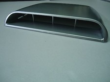 Car Roof Hood Air Scoop Decorative Vent Cover Silver