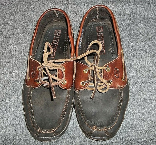 Men's Dexter Boat Deck Casual Shoes Brown Leather Made in USA Size 11