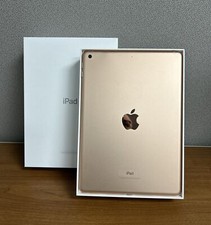 APPLE IPAD 6TH GEN 32GB BLUSH GOLD BROKEN HOME BUTTON  CHARGE PORT - W/BOX VGCC