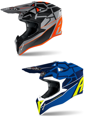 Airoh 2022 Wraap Mood Off Road Motorcycle Motorbike Helmet Motocross Enduro  MX | eBay