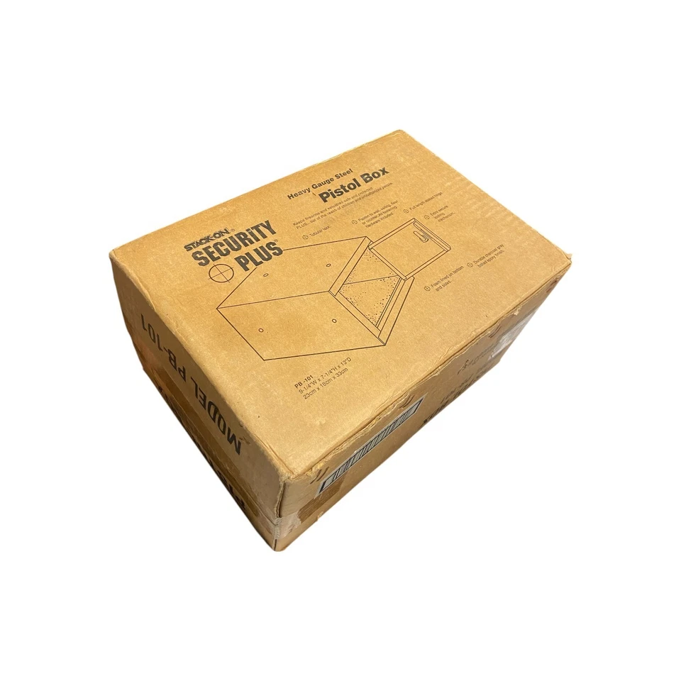 Stack-On Security Plus Pistol Lock Box Model PB-101 - Image 4 of 4