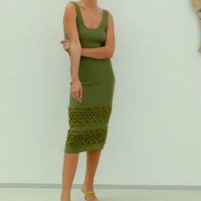 Mozh Mozh l Gasha Knit Midi Dress Small