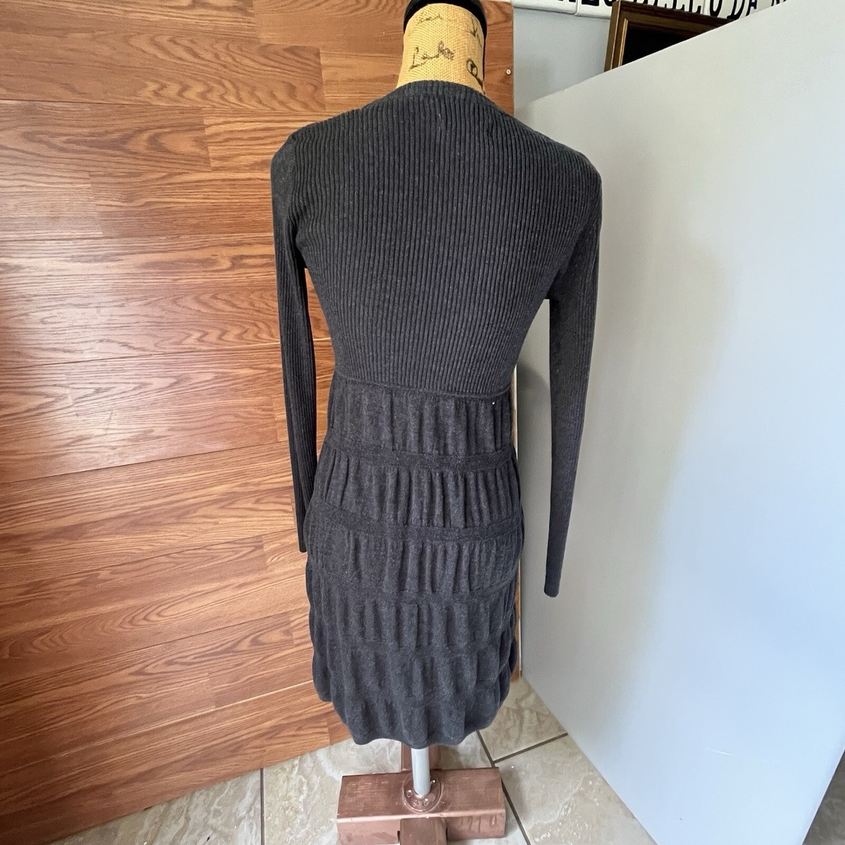 calvin klein sweater dress grey CK Cozy Sweater Dress Cowl Neck Fit & Flare, Brand: