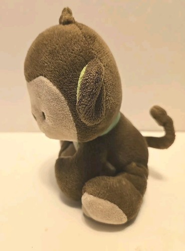 Peluche Fisher Price Mono Marrón Orejas Verdes Peluche Snugamonkey Lovey 6" - Imagen 2 de 7