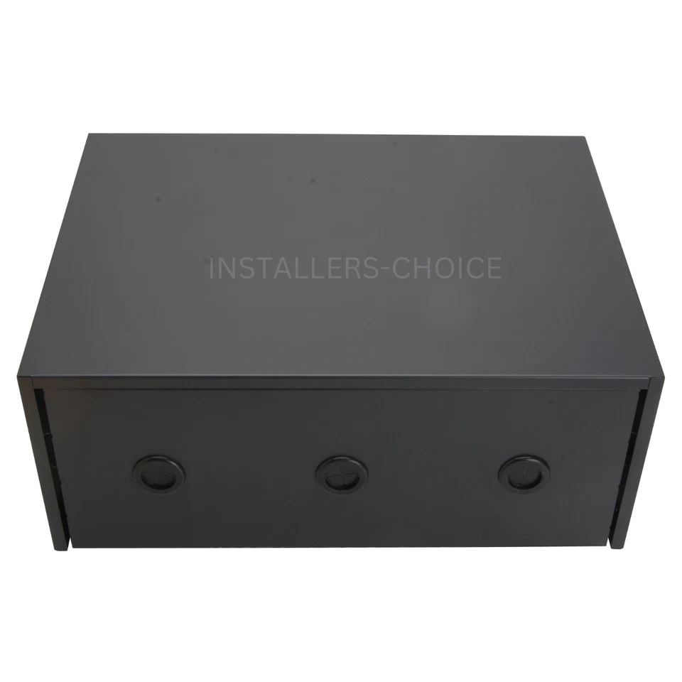 4U Server Rack Drawer 19" Lockable DJ Cabinet Case, Steel, 14" Depth - Image 4 of 4