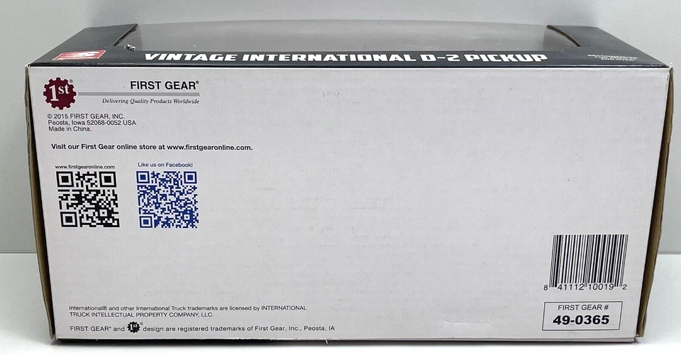 First Gear - Pastilla Speedway International D-2 de colección - Escala 1:25 Foto 3 de 3