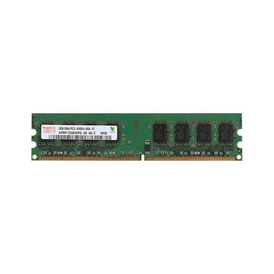 MEMORIE RAM HYNIX 2 X 2 GB (4 GB) DDR2 800 MHz 1,8V DIMM PC2  DESKTOP - Immagine 3 di 4