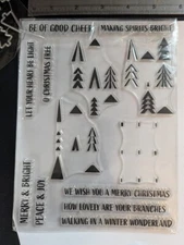 Assorted Stamps and Dies - Unknown Manufacturer - Christmas Sentiments