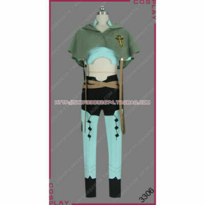 Black Clover Green Mantis Jack the Ripper Uniform Anime Cosplay Costume