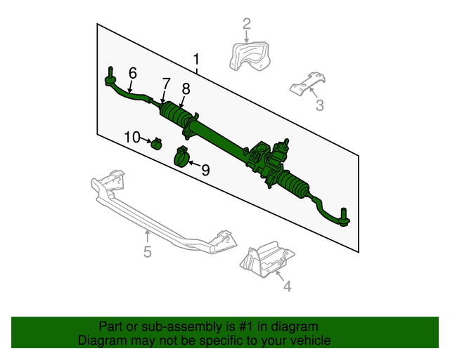Volvo OEM 2007 Xc90rack and Pinion Complete Unit 36050012 for sale