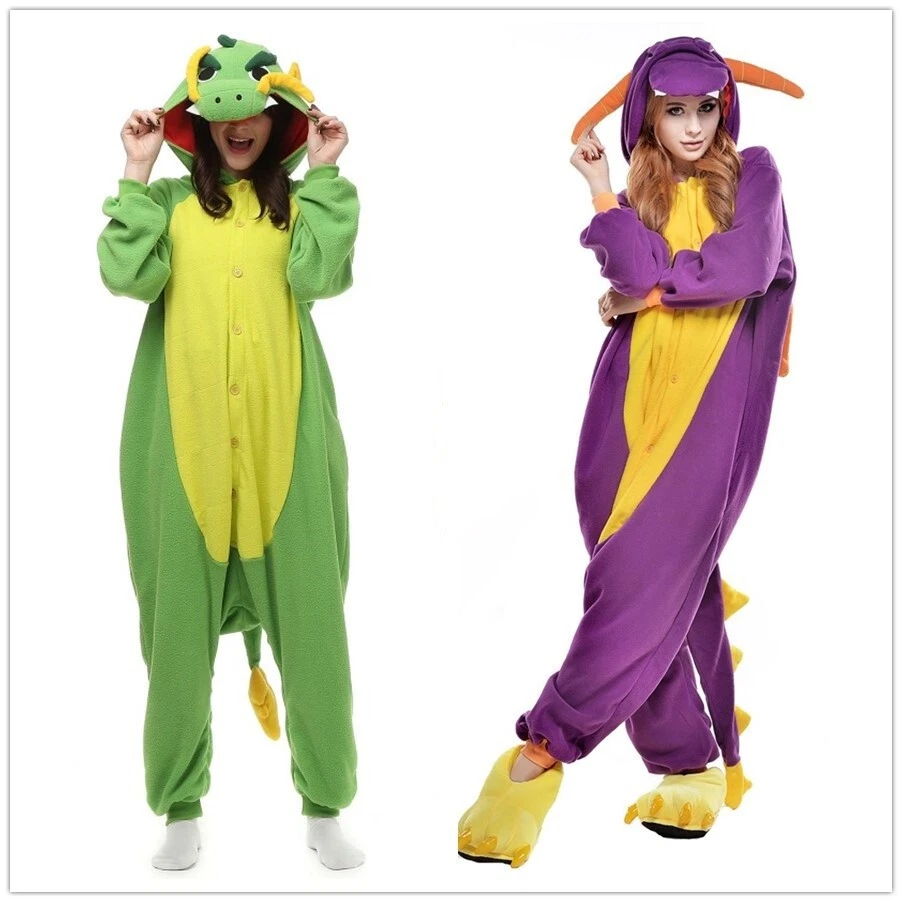 Halloween Spyro Dragon Onesiee Fancy Dress Costume Hoodies Pajamas