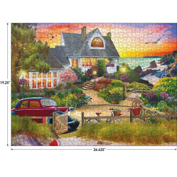 RoseArt My Happy Place - Seaside Hill 1000 Piece Jigsaw Puzzle By