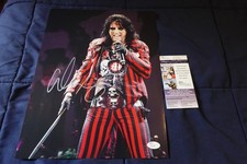 Alice Cooper Autographed 11x14 Photo JSA COA Rock N Roll Singer Songwriter