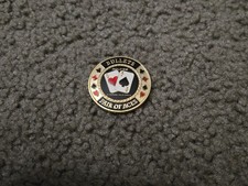 Poker Card Guard Las Vegas NV Hold 'Em Bullets Pair of Aces Coin Collectible