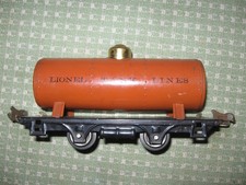 Lionel 804 O ga. oil tank car original complete vg-ex metal ex. 1927 version