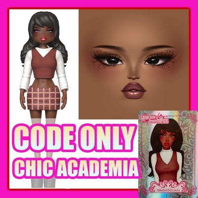 Dress To Impress *DLC CODE ONLY* CHIC ACADEMIA Messaged ASAP - DTI Doll | eBay Dress To Impress *DLC CODE ONLY* CHIC ACADEMIA Messaged ASAP - DTI Doll | eBay
