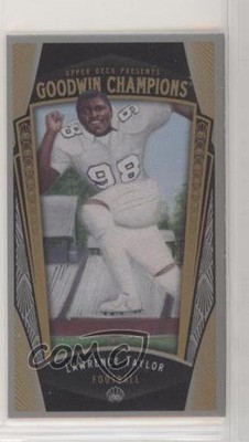 2015 Goodwin Champions Cloth Minis Lady Luck Back 28/50 Lawrence Taylor HOF 2r7