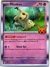 Mimikyu Rare Trick or Trade BOOster Bundle 2023 097/193 NM Holo