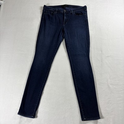 Genetic Mens 32x27 Dark Wash Skinny Jeans Stretch Y2K Streetwear Worn Dist
