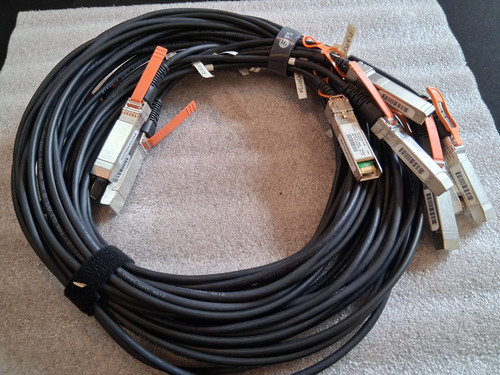 Lot of 6 Cisco 37-0961-03 SFP-H10GB-CU3M Copper Twinax Cables