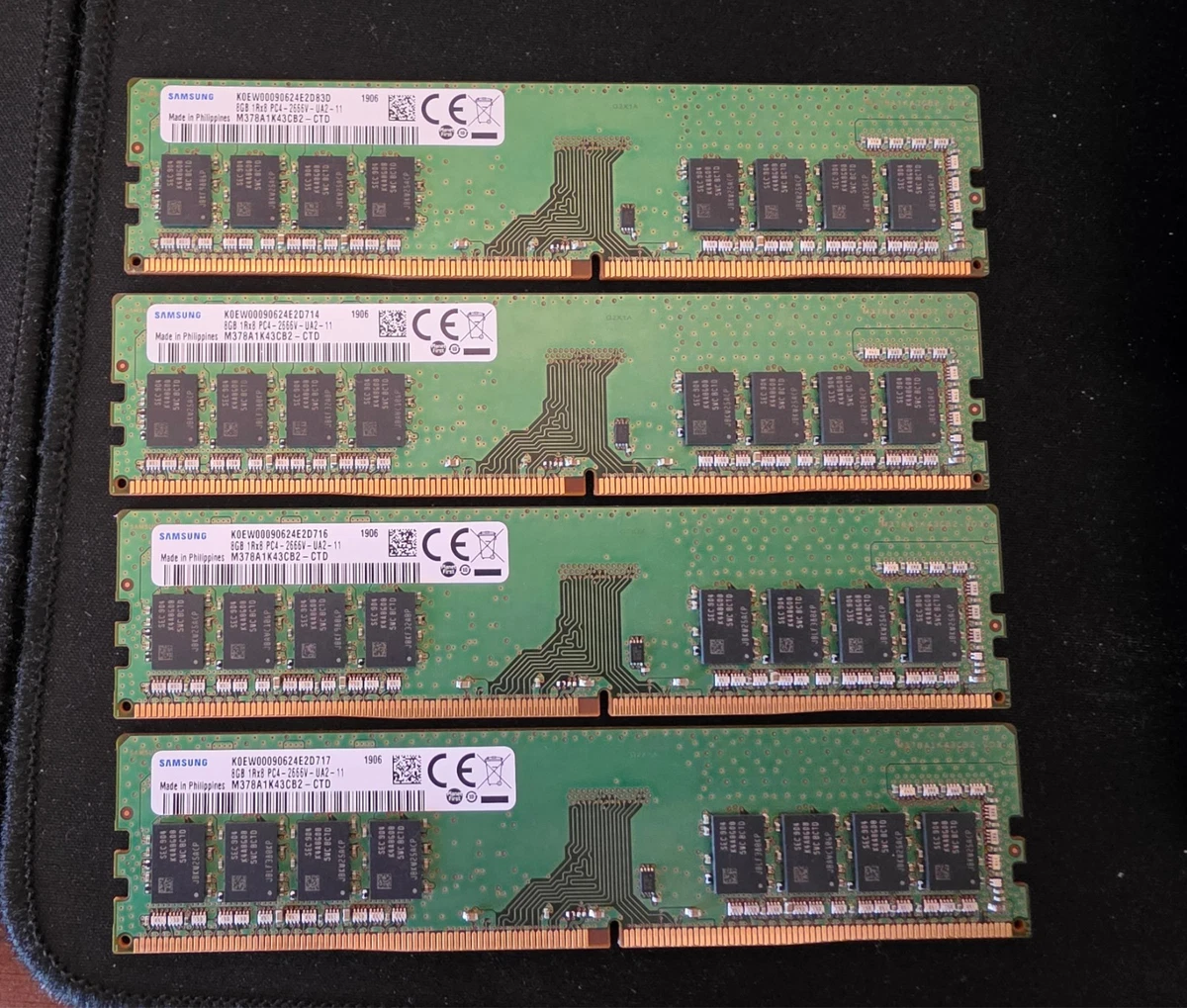 Samsung PC4-21300 (DDR4-2666) Bus Speed Computer RAM 8 GB Capacity