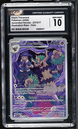 Hop's Trevenant graded CGC 10 for sale on eBay